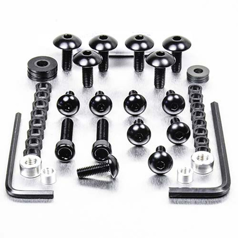 Kit Visserie Carenage Aluminium ZX10R Ninja Noir