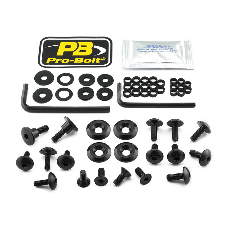 Kit Visserie Carénage Aluminium Suzuki GSX-S 1000 Noir