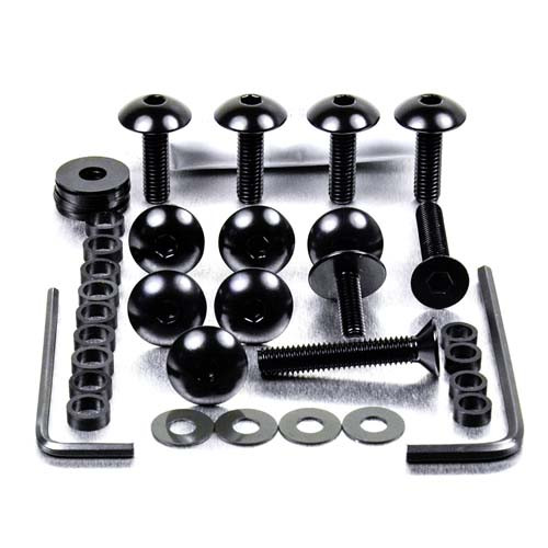 Kit Visserie Carenage en Aluminium Speed Triple 955i 02-04 Noir