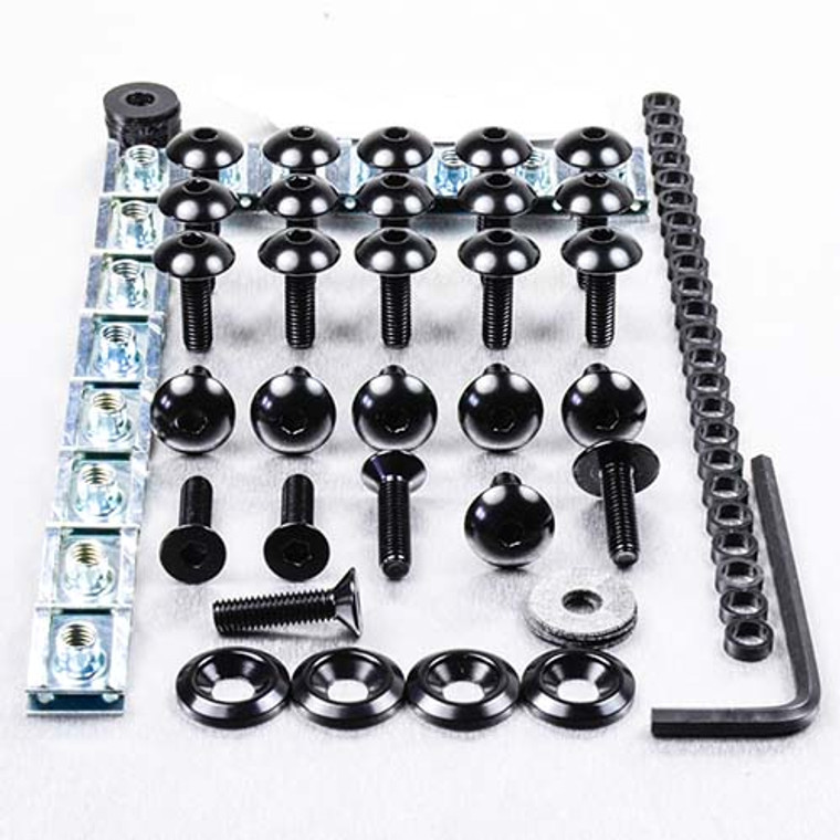 Kit Visserie Carenage en Aluminium YZF1000 R1 98-99 Noir