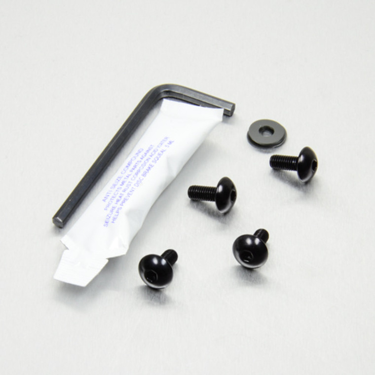 Kit Visserie Bulle Aluminium 4 Vis Noir