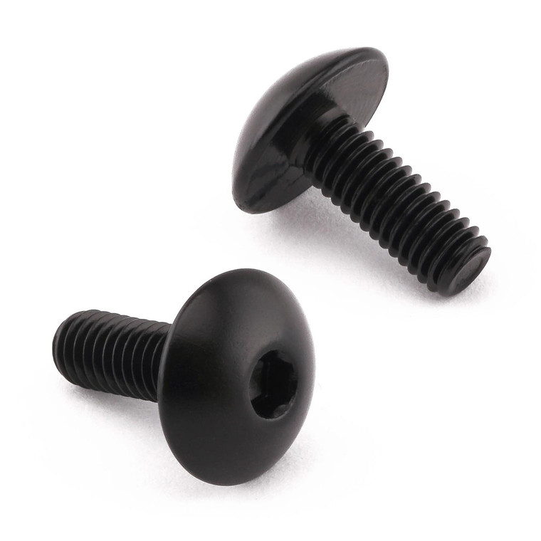 Kit Visserie Couvre Chaîne en Aluminium Noir