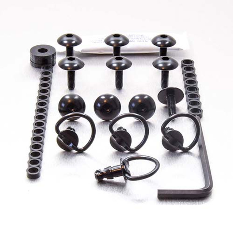 Kit Visserie Carenage en Aluminium R1200GS 04+ Noir