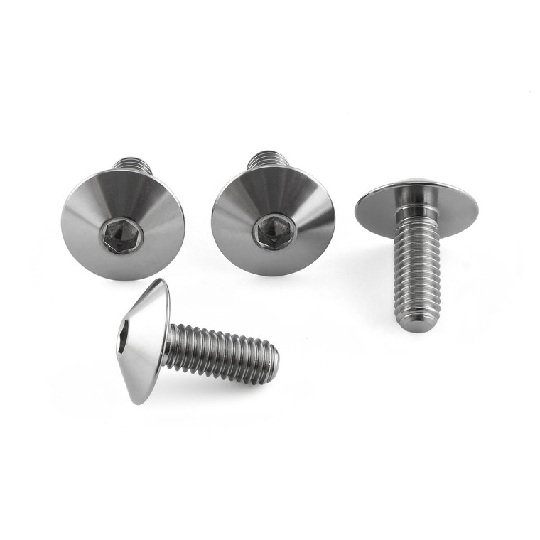 Kit Visserie Titane Fixation Garde Chaîne et Garde Boue