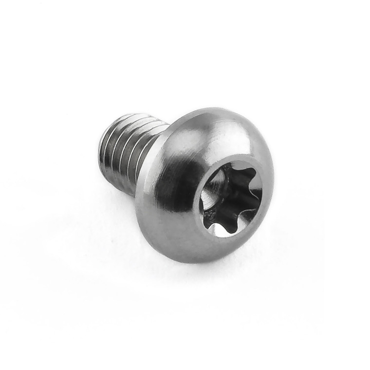 Titanium Button Head Bolt M5x(0.80mm)x8mm Torx Drive