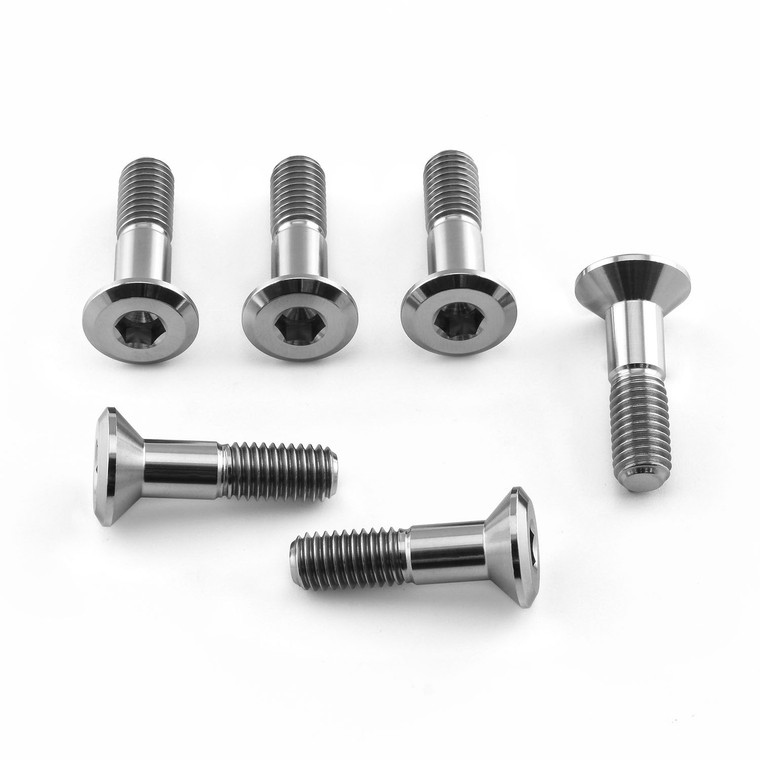 Vis de couronne en Titane Arriêre M8x(1.25mm)x31mm Paquet x6