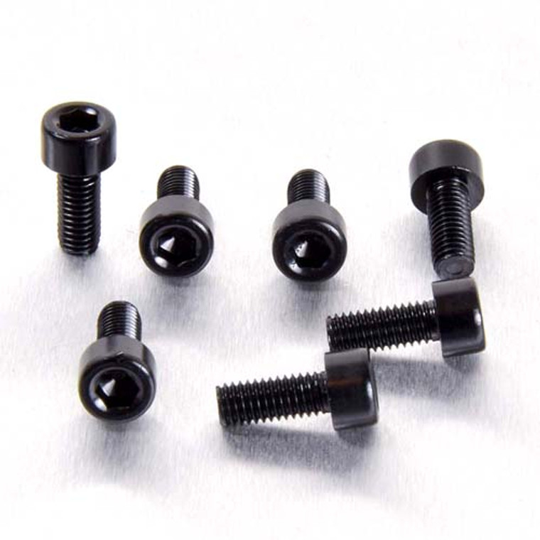 Kit vis trappe de reservoir en Aluminium Kawasaki Noir
