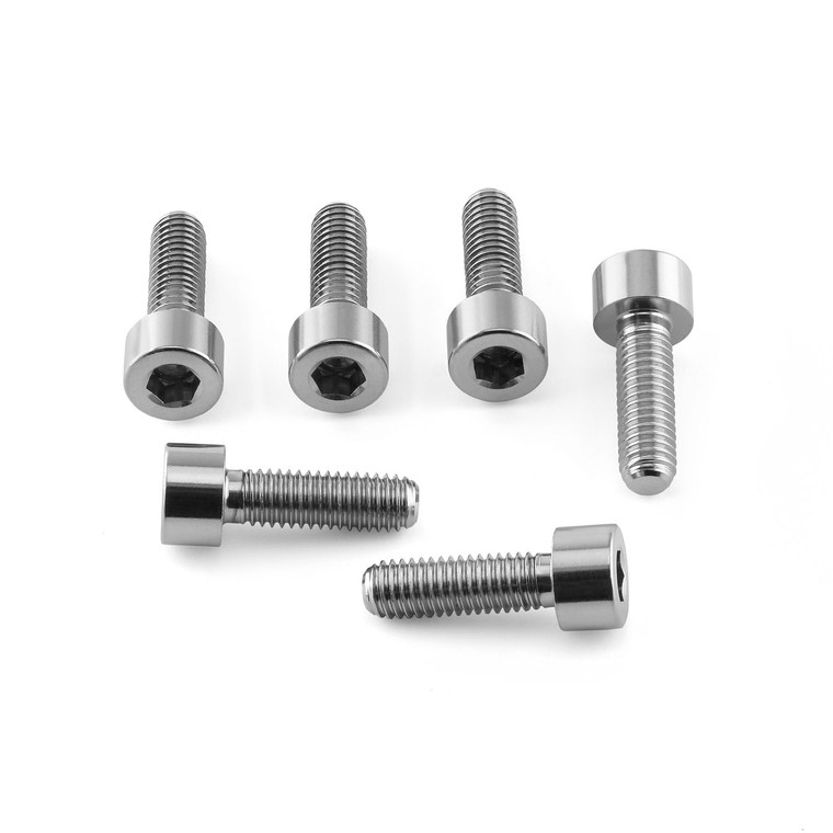 Inox - vis de fixation guidon - tête cylindrique M5x(0,80mm)x16mm