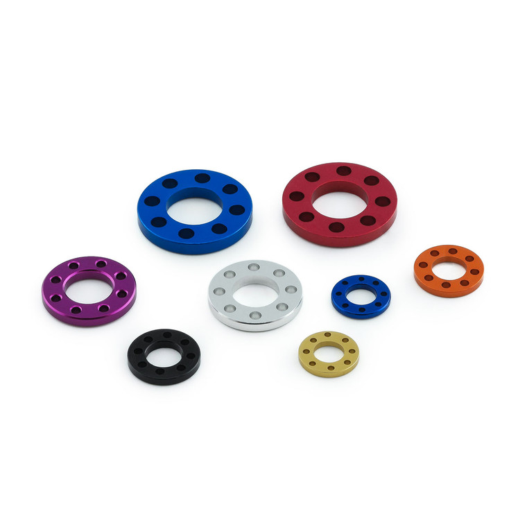 Rondelles percee en Aluminium