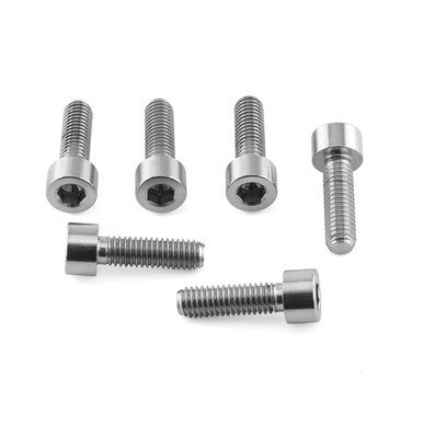 Kit De 12 Boulons Vélo M5 X 18 Mm - Acier Inoxydable - Avec Rondelles - Pour Potence, Selle, Guidon, Porte-bidon - Noir