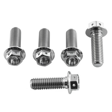 Lot De 2 Paires Vis De Frein Titane Vélo M10x1,25mm M6x16mm - Fixation Robuste Et Légère