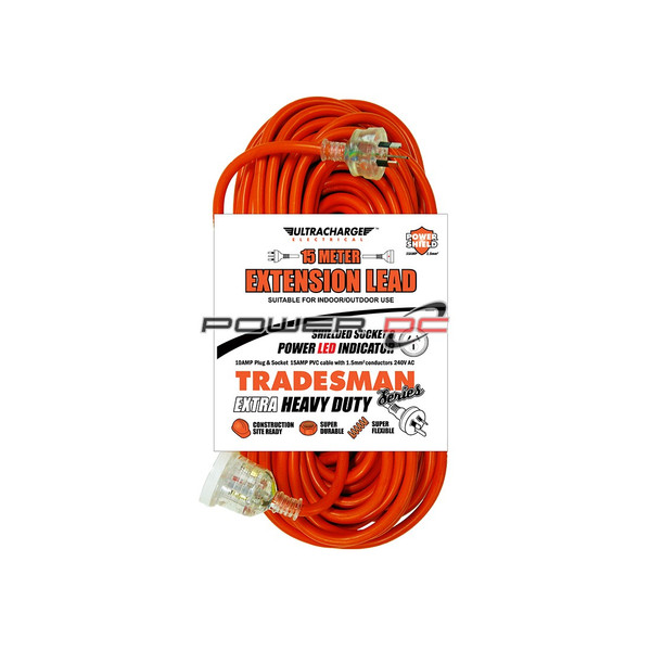 ULTRACHARGE TRADESMAN 15M HEAVY DUTY EXT LEAD