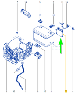 Genuine Renault 241148160R BOX HARN START