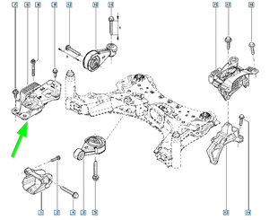 Renault 112100057R ENGINE MOUNTING