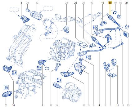 Renault 226905987R SEN OXYGEN from renaultgenuineparts in the UK
