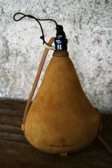 Spanish Bota de Vino Leather Bag Wineskin 1 Liter Wine Skin - Made in Spain