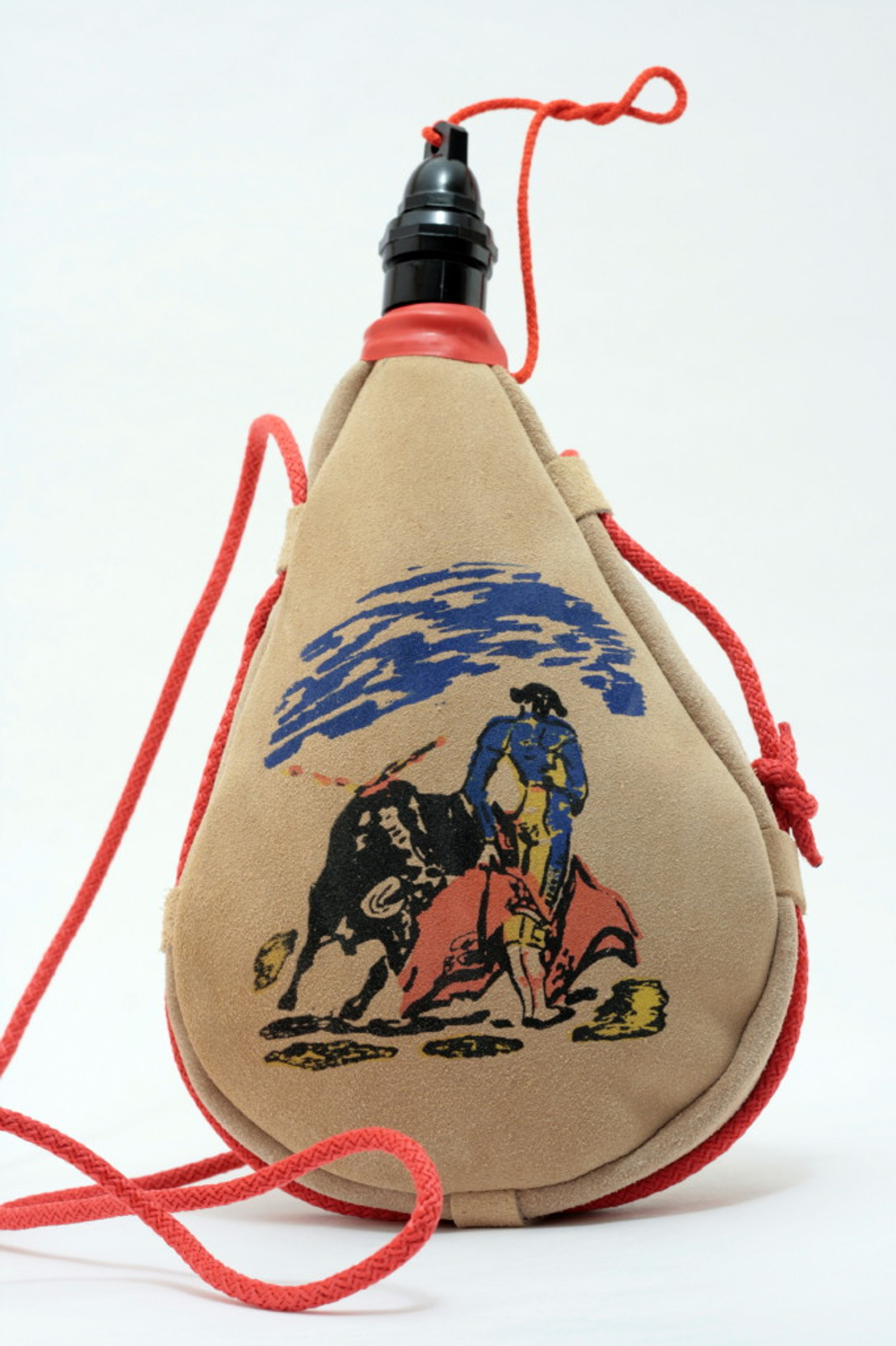Spanish bota de vino 1l wineskin leather bag made in spain wine skin