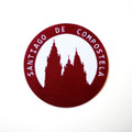 Camino de Santiago de Compostela Cathedral Pilgrim Cloth Patch Souvenir