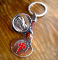 Camino de Santiago St. James Apostle Pilgrim Souvenir Key Ring