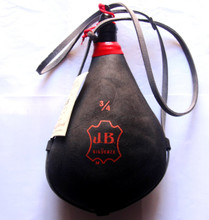 Spanish bota de vino leather 3/4 liter bota bag wine skin made in Spain