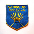 Camino de Santiago Way of St. James Scallop Shell Road Pilgrim Cloth Patch