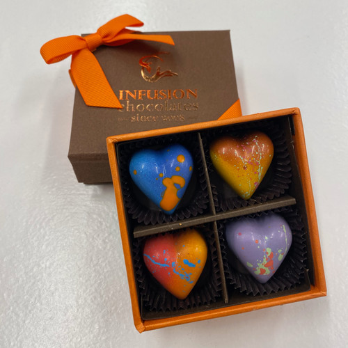 Chocolate Truffles -  4-Piece Valentine's Assortment