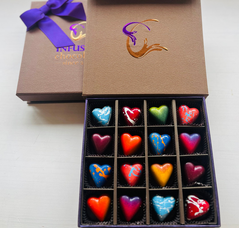 Chocolate Truffles - 16 Piece Valentine's Assortment