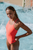 ENGINE SANTORINI STRAP BK BOLD LOGO 1pc - NEON RED