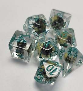 Clear Drowned Undead Resin 7 Dice Set Clear Drowned Undead Resin 7 Dice Set
