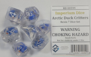 Arctic Duck Critters Resin 7 Dice Set Arctic Duck Critters Resin 7 Dice Set