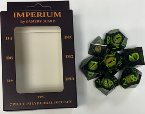 Jungle Venom Dragon Eyes Resin 7 Dice Set