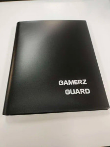 Black Polypropylene 9-Pocket Binder with close strap Black Polypropylene 9-Pocket Binder with close strap