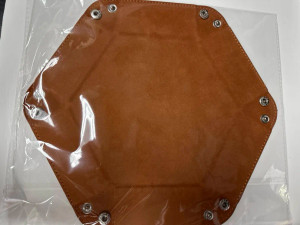 Imperium Brown Hexagonal Dice Tray Imperium Brown Hexagonal Dice Tray