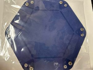 Imperium Blue Hexagonal Dice Tray Imperium Blue Hexagonal Dice Tray