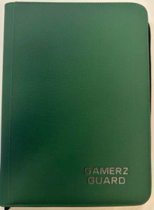 Green 9-Pocket Zipper Binder Green 9-Pocket Zipper Binder