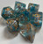 Water Blue Pocket Critters Resin 7 Dice Set
