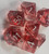 Bleeding Ruby Resin 7 Dice Set