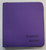 Purple 12-Pocket Zipper Binder