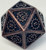 Steampunk Rusted Metal 7 Polyhedral Dice Set