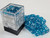 Translucent Aqua Blue Acrylic 12mm D6 Dice Set