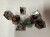 Elemental Conflux Glitter Liquid Core Resin 7 Dice Set