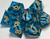 Ocean Guardian Dragon Eyes Resin 7 Dice Set