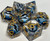 Frozen Trophy Dragon Eyes Resin 7 Dice Set