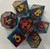 Drowning Rage Dragon Eyes Resin 7 Dice Set