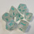 Stardust Relic Aquamarine 7 Piece Acrylic Dice Set