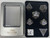 Silver Labyrinth Lightweight Metal 7 Dice Set