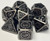 Steampunk Steel Metal 7 Dice Set