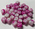 Pink & White Marble Acrylic 12mm D6 Dice Set