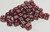 Velvet Red Acrylic Marble 12mm D6 Dice Set
