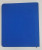 9-Pocket PU Leather Top Loader Zipper Blue Binder